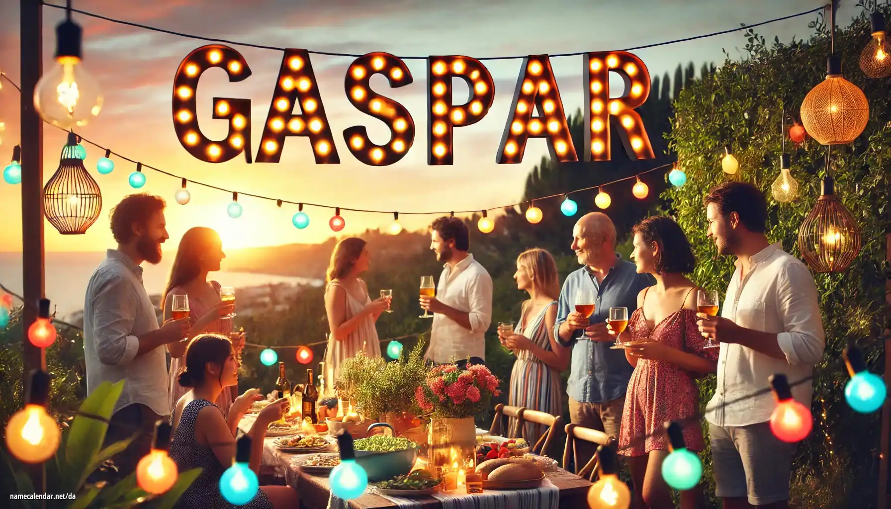 Fejring af navnedag og navn - Gašpar