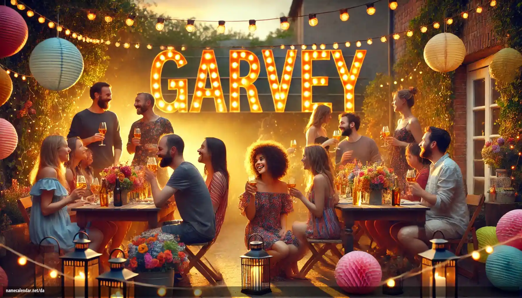 Fejring af navnedag og navn - Garvey