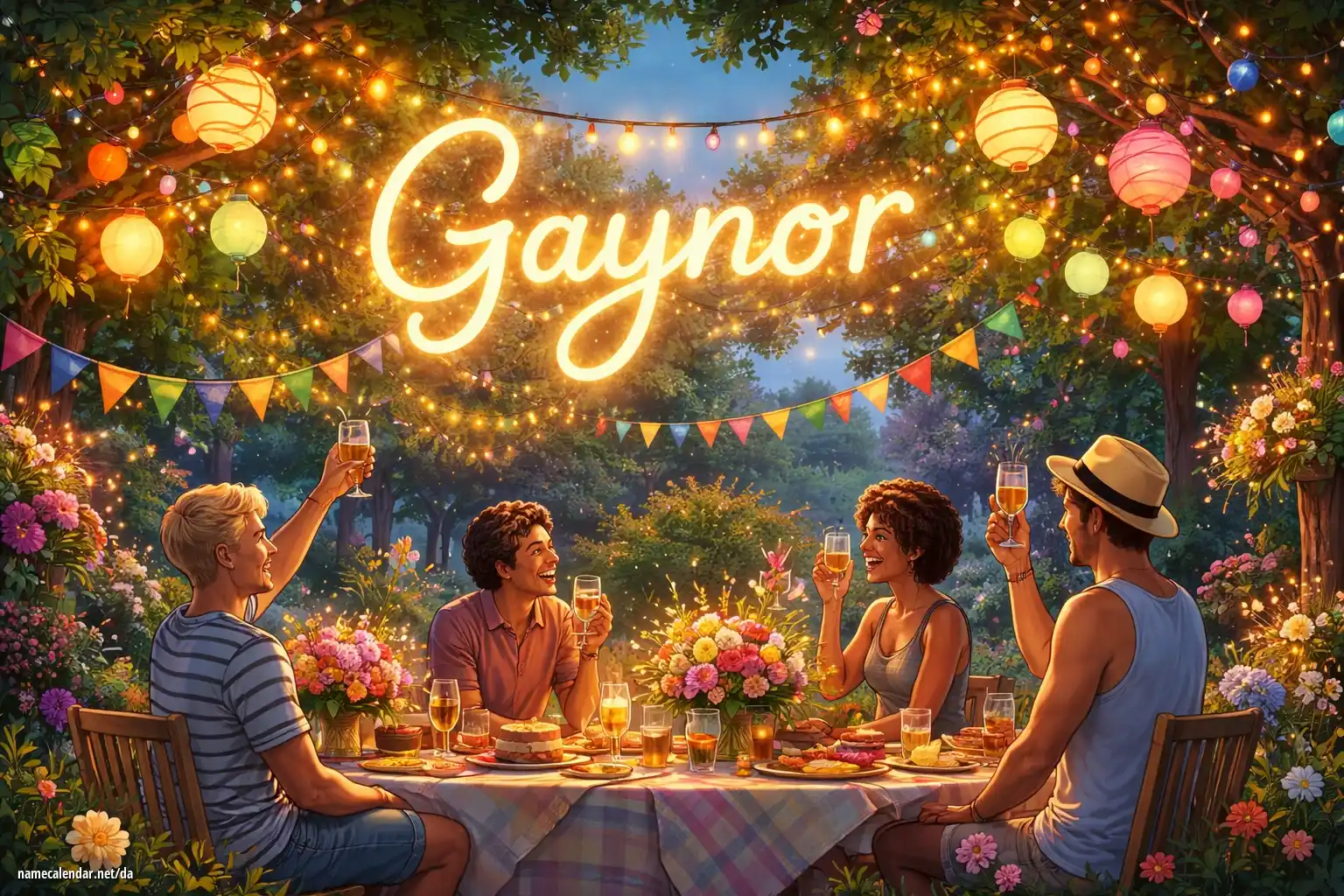 Fejring af navnedag og navn - Gaynor