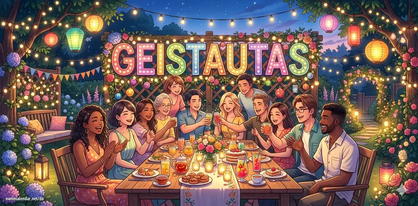 Fejring af navnedag og navn - Geistautas