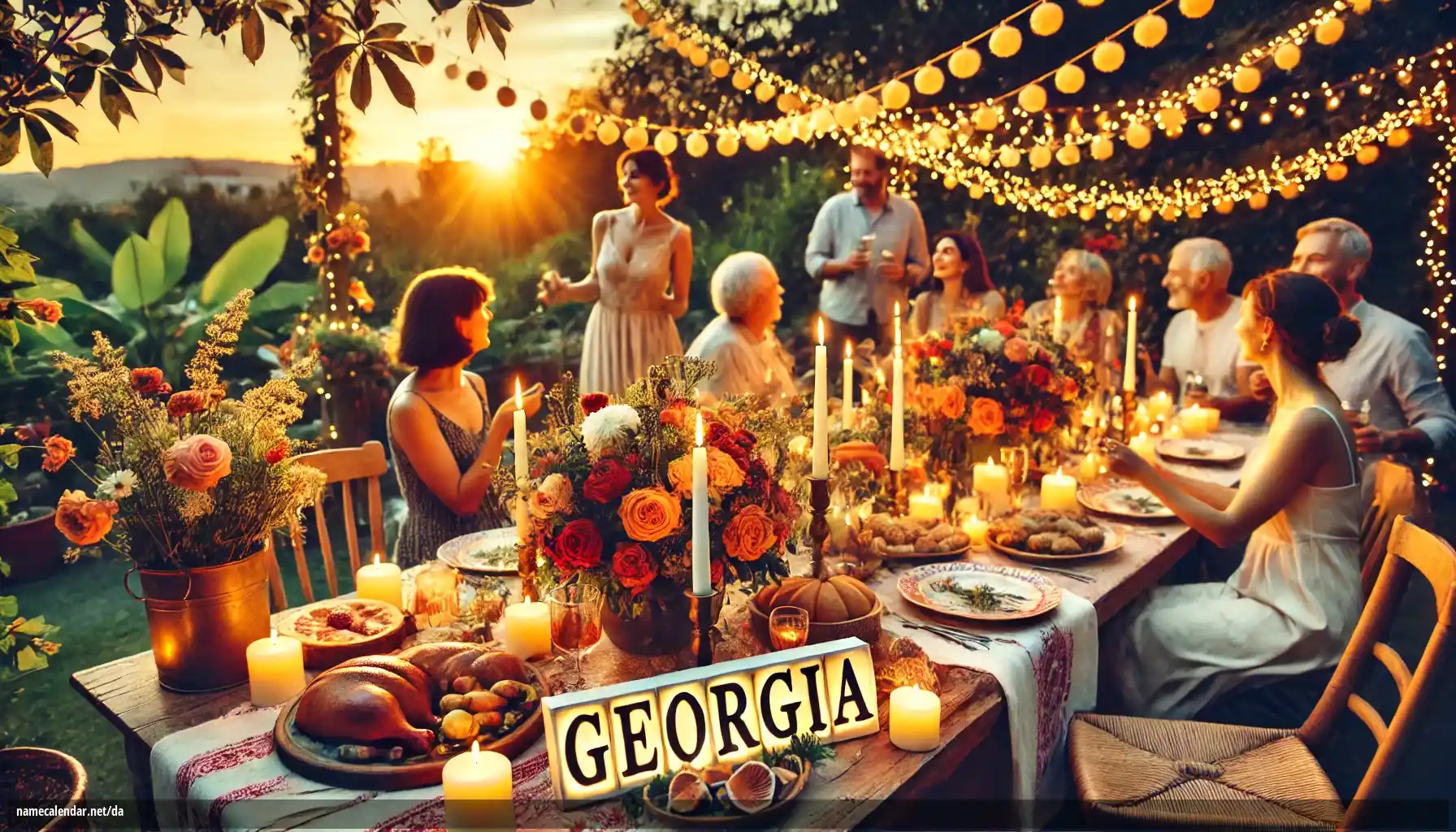 Fejring af navnedag og navn - Georgia