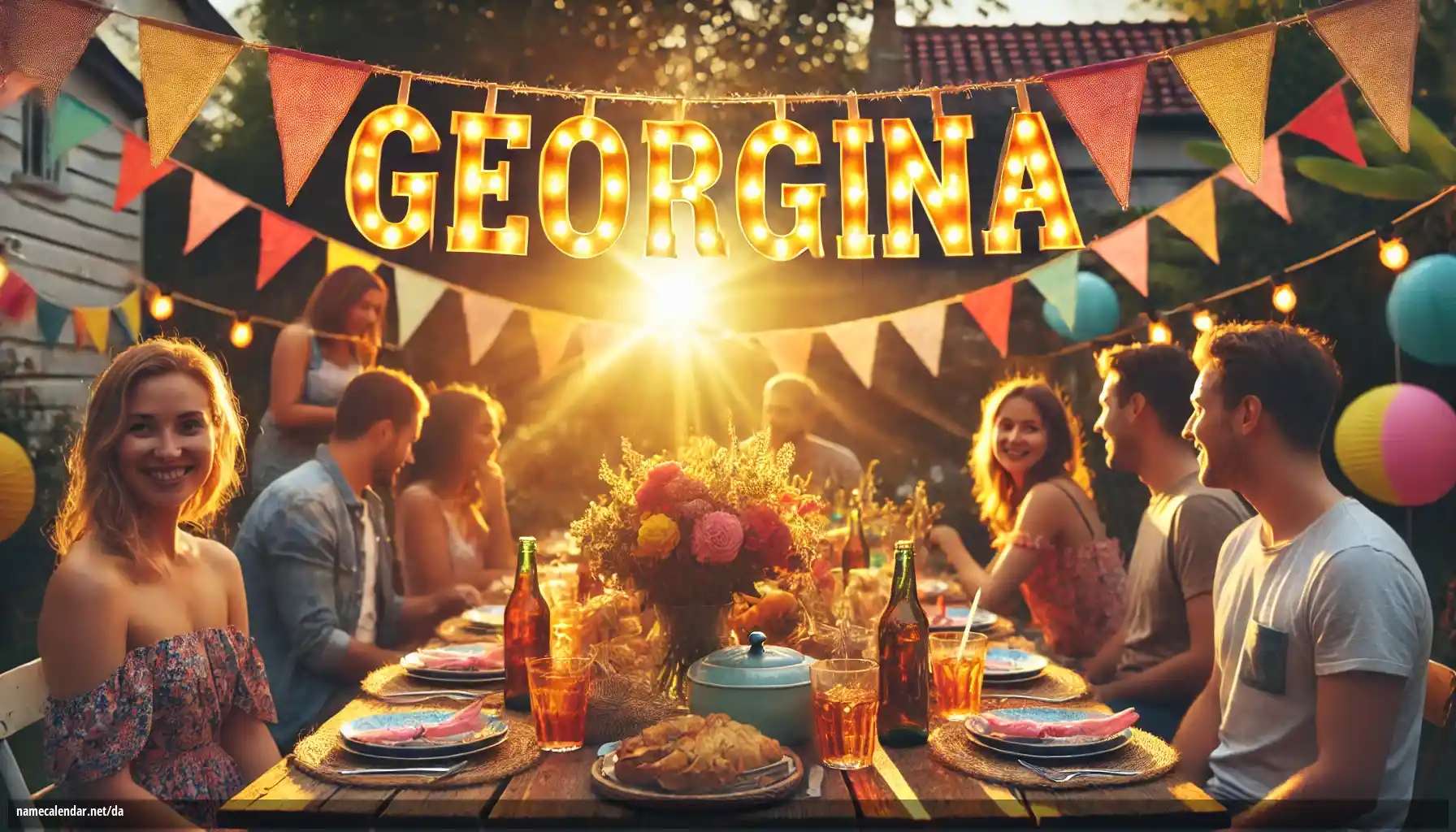 Fejring af navnedag og navn - Georgina