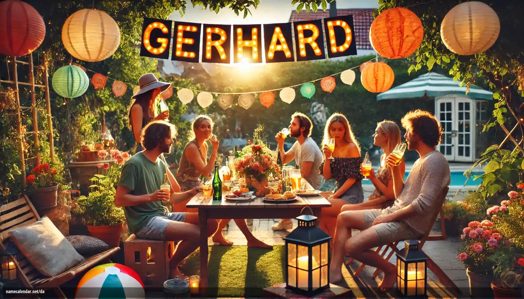 Fejring af navnedag og navn - Gerhard