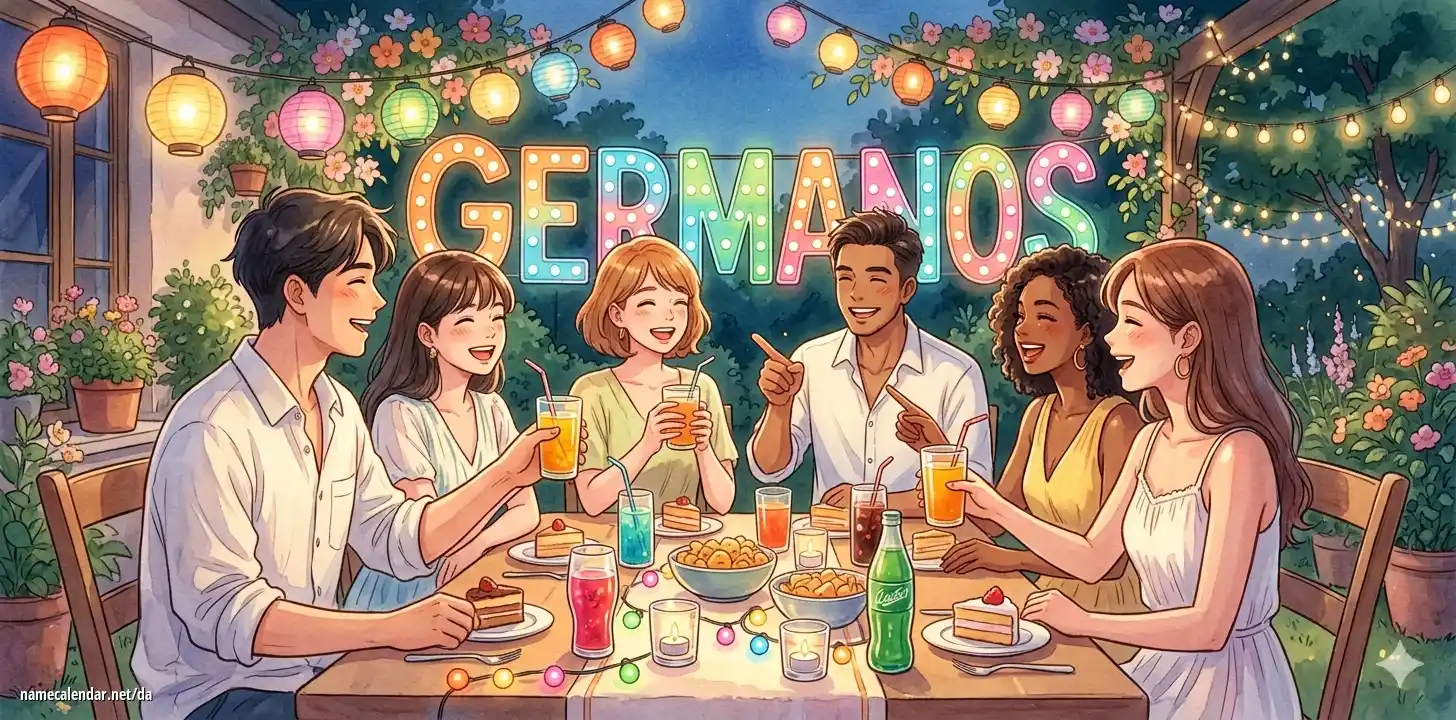 Fejring af navnedag og navn - Germanos