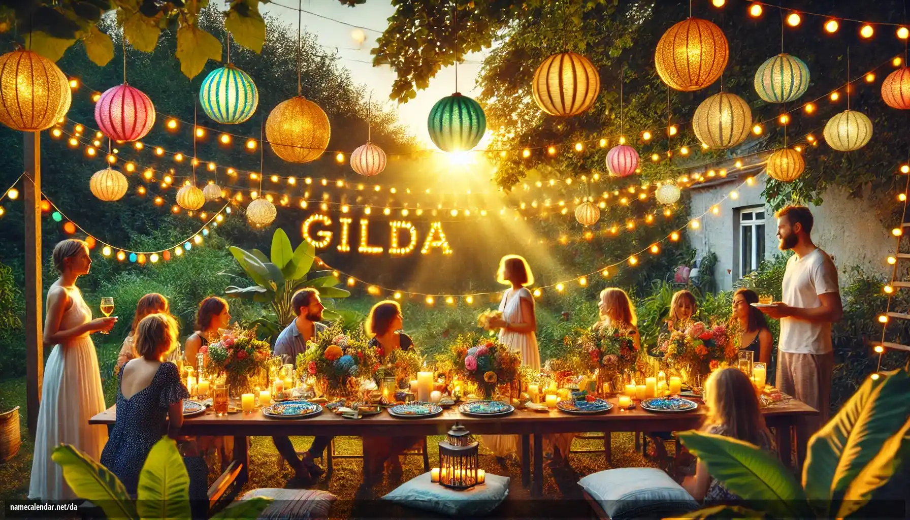 Fejring af navnedag og navn - Gilda