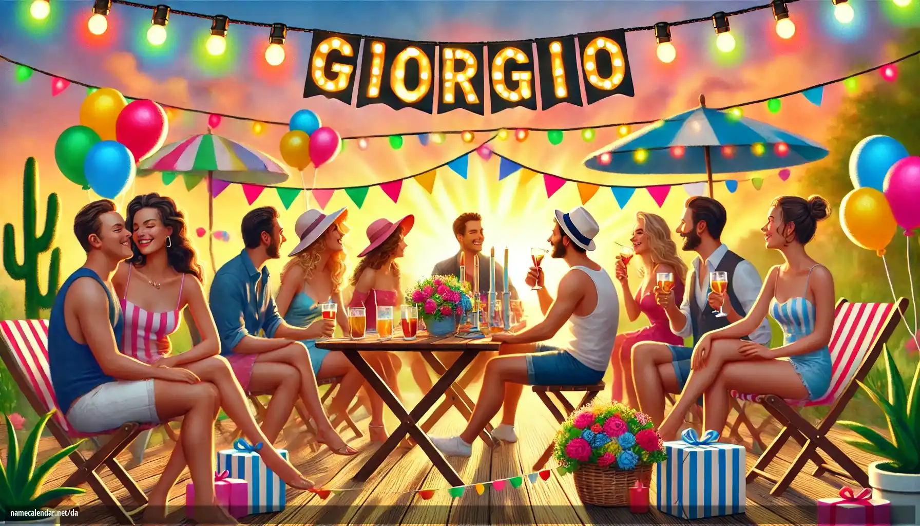 Fejring af navnedag og navn - Giorgio