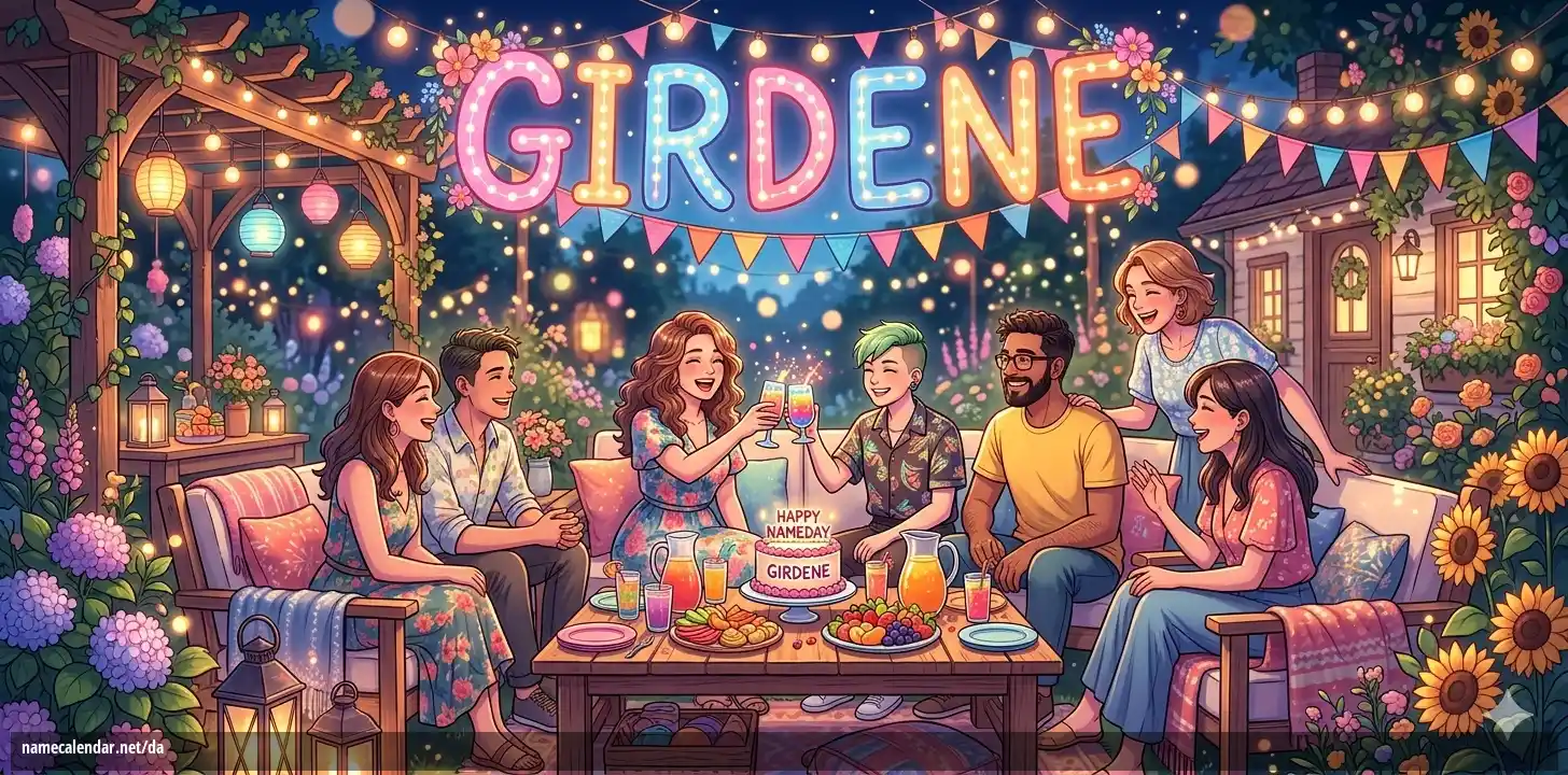 Fejring af navnedag og navn - Girdene