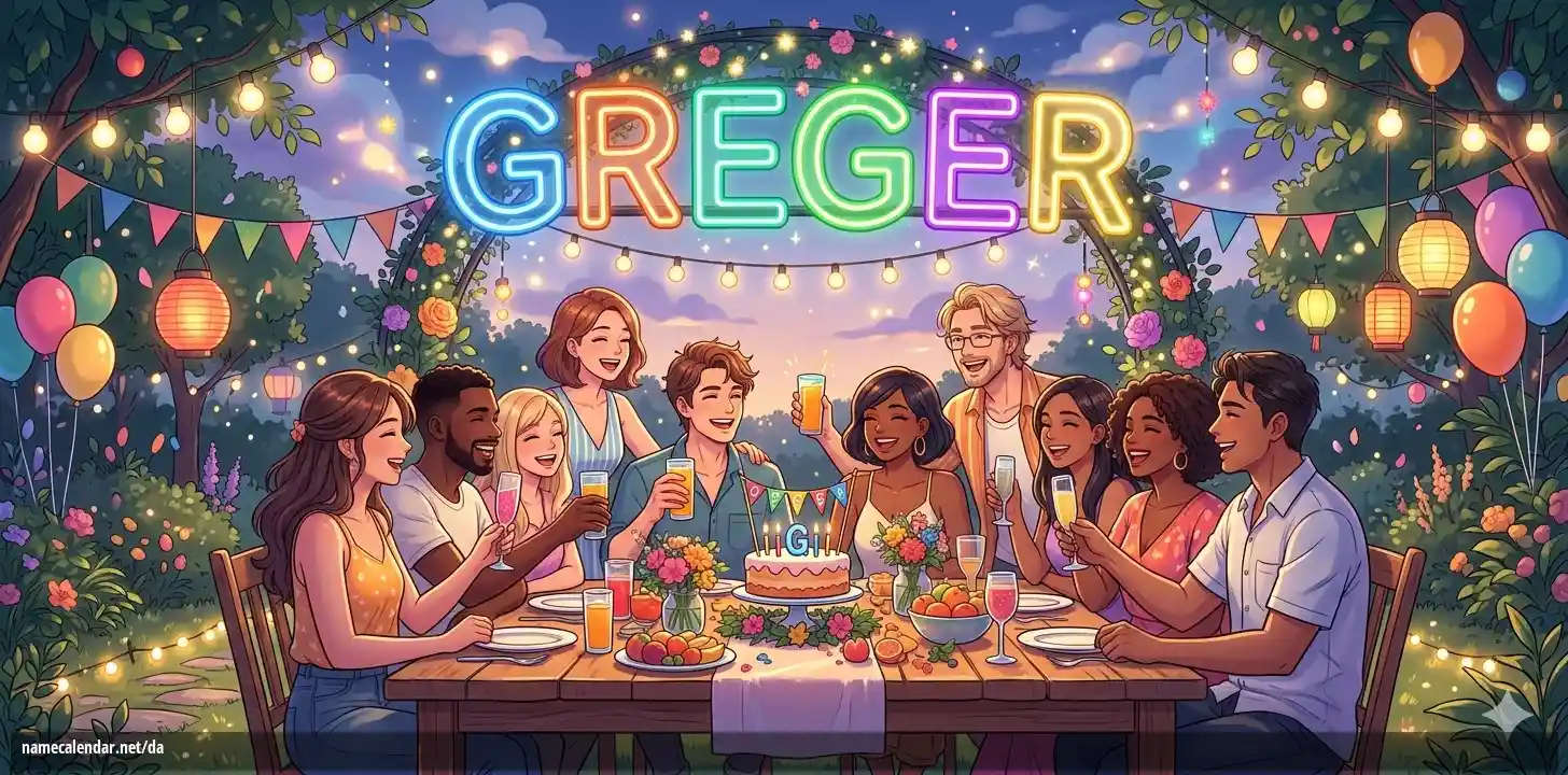 Fejring af navnedag og navn - Greger