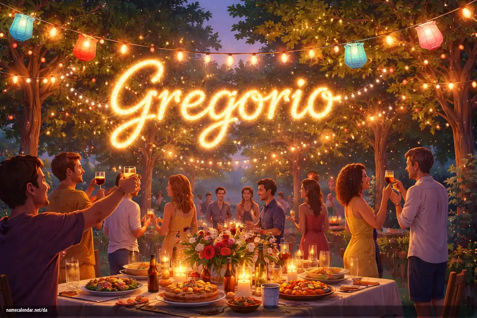 Fejring af navnedag og navn - Gregorio