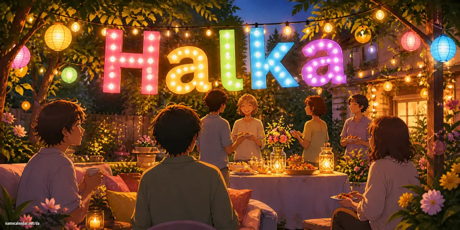 Fejring af navnedag og navn - Halka