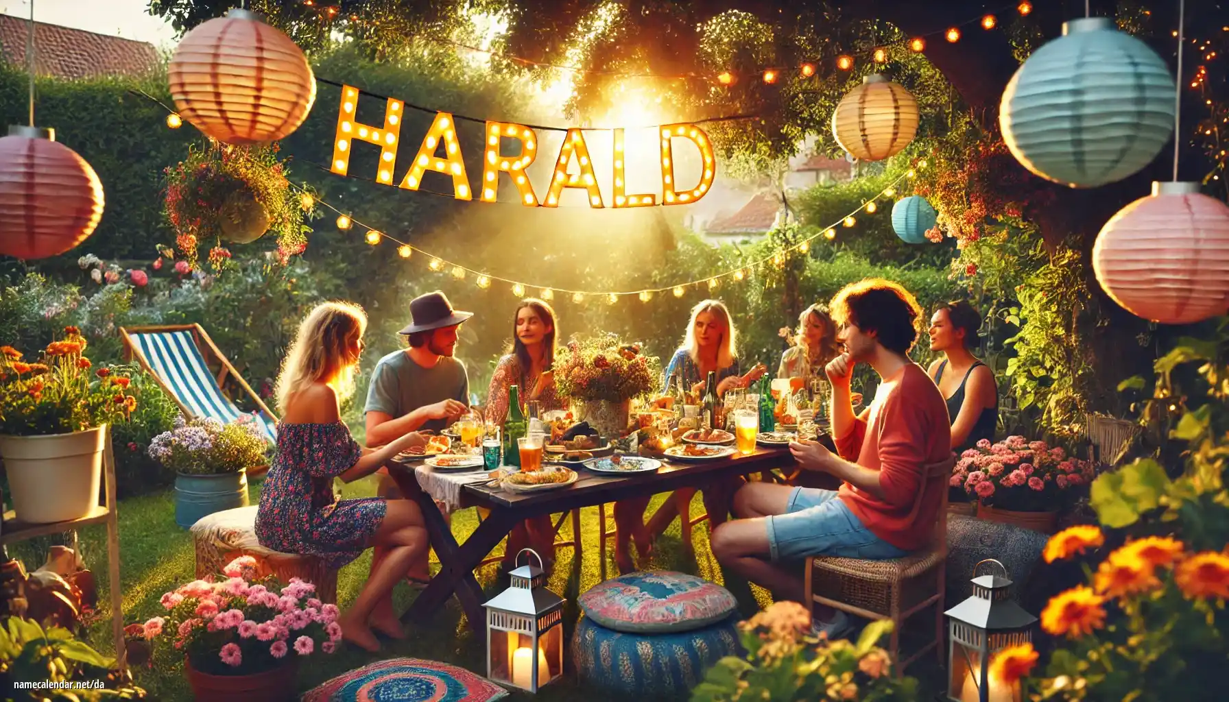 Fejring af navnedag og navn - Harald