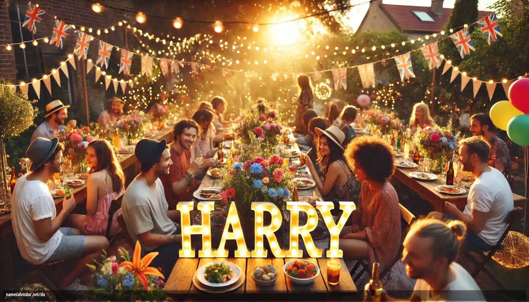 Fejring af navnedag og navn - Harry