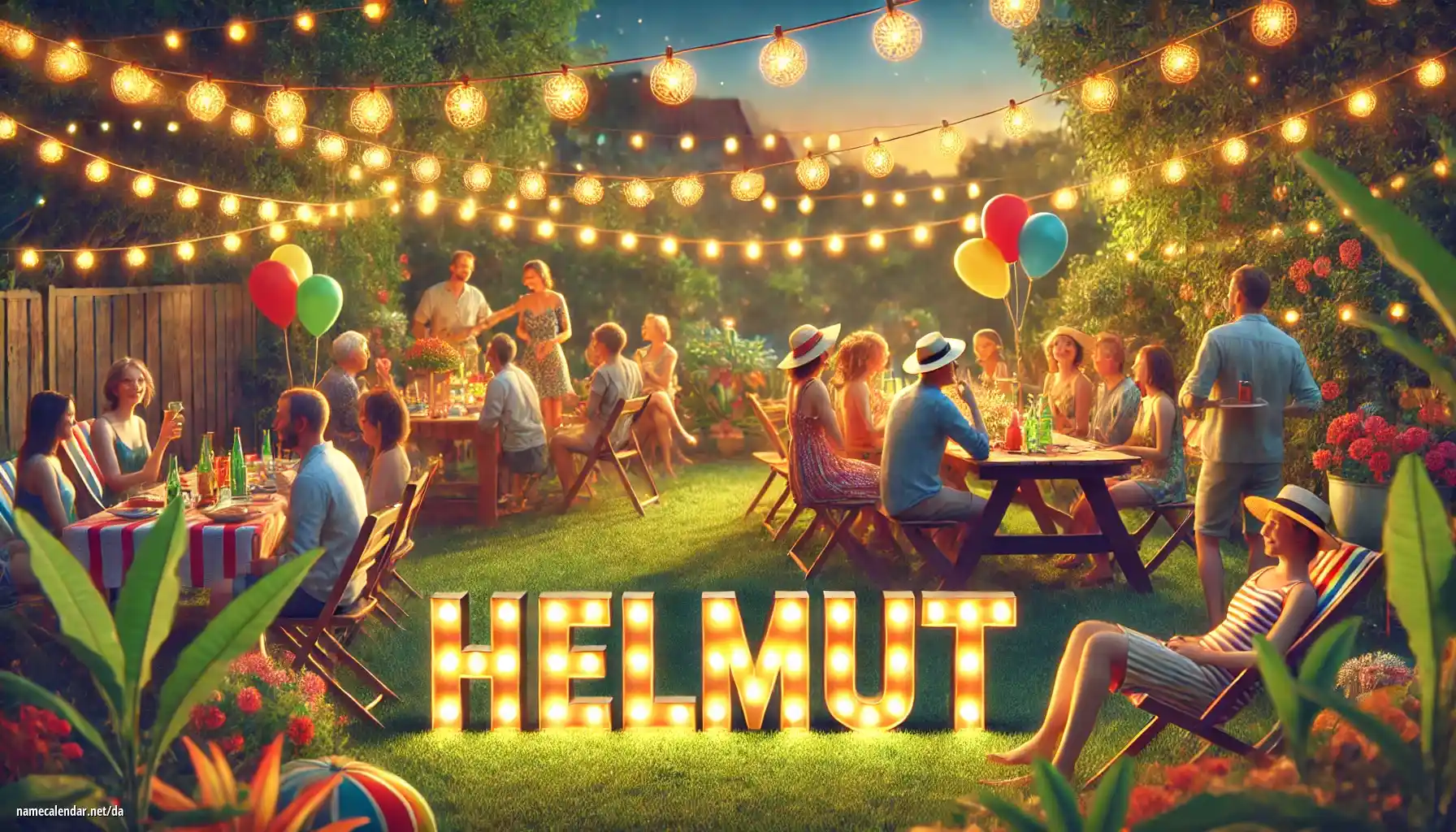 Fejring af navnedag og navn - Helmut