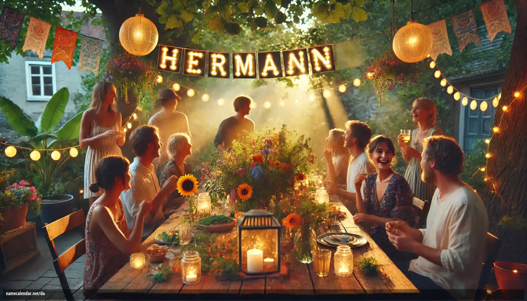 Fejring af navnedag og navn - Hermann