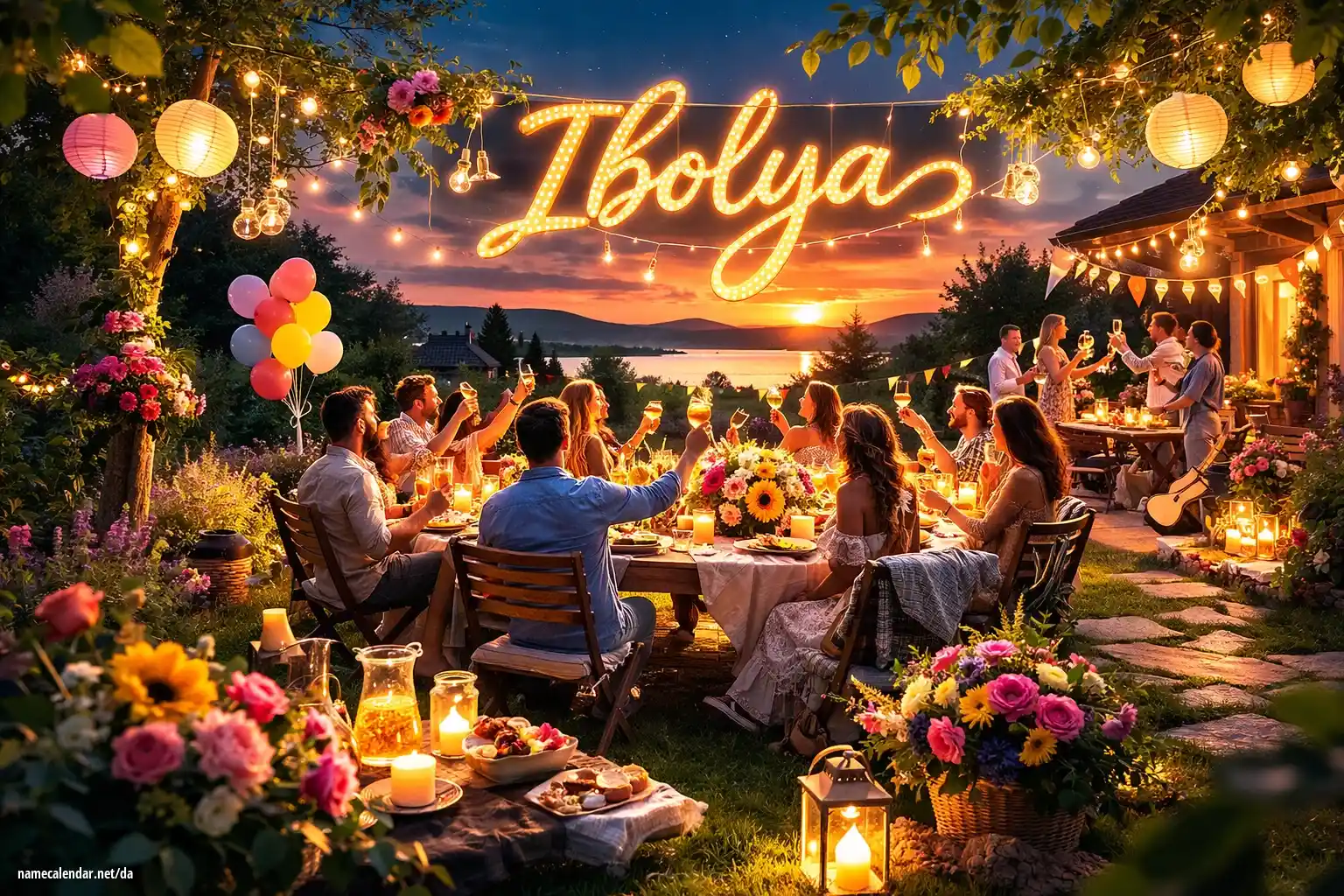 Fejring af navnedag og navn - Ibolya