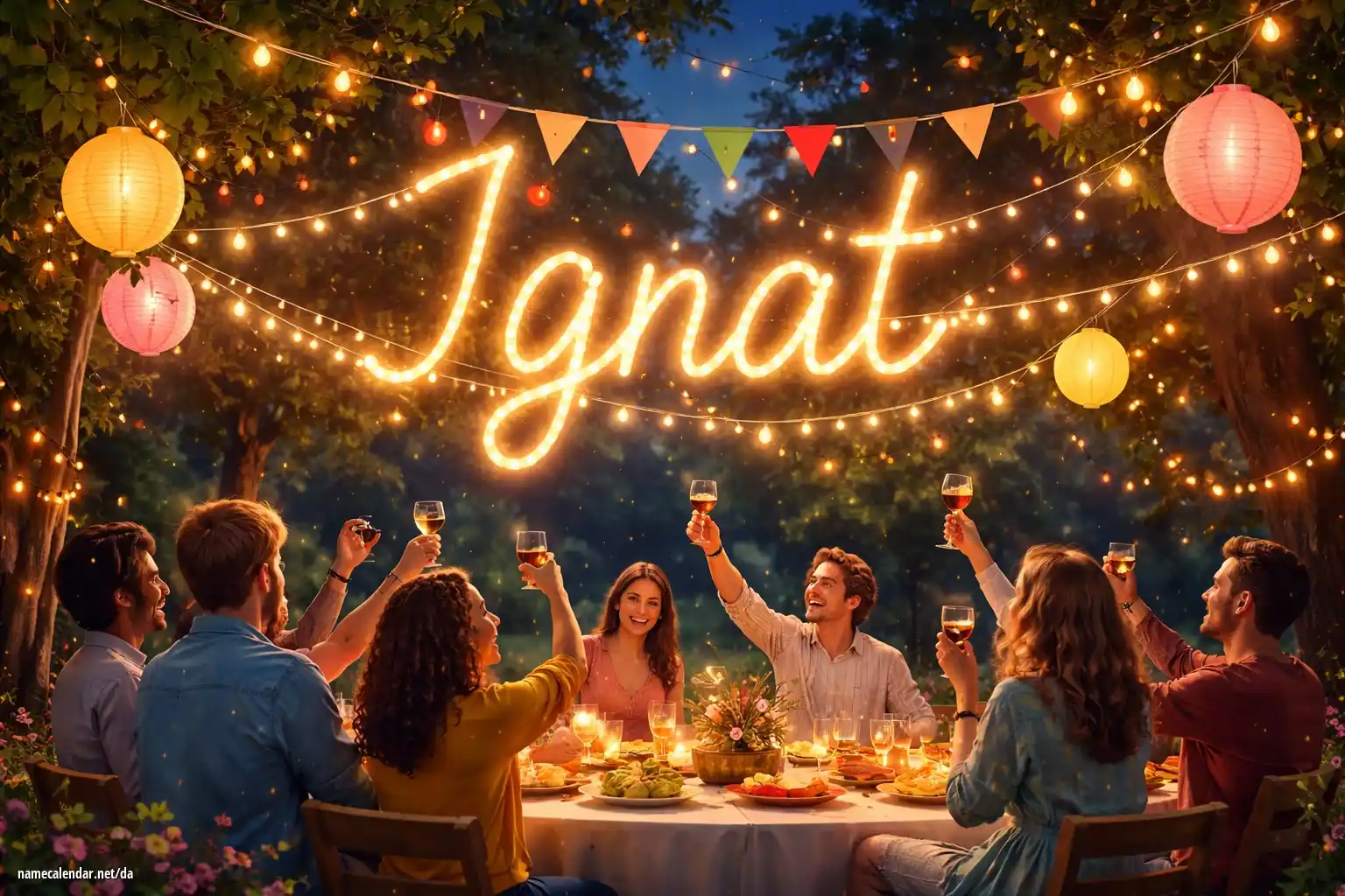 Fejring af navnedag og navn - Ignat