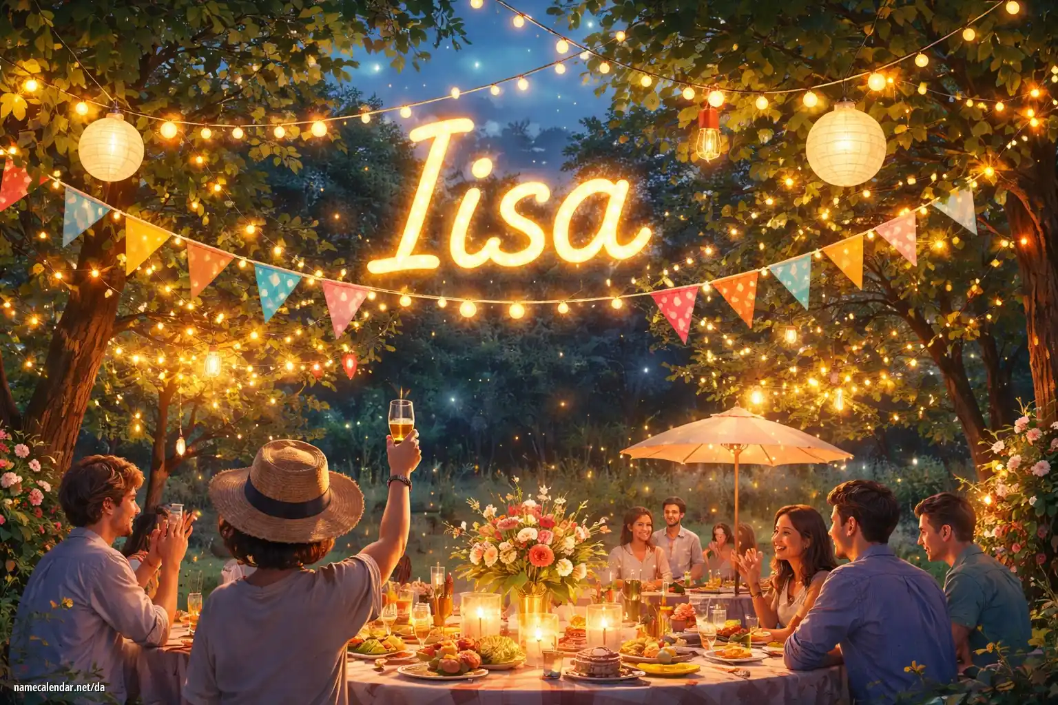 Fejring af navnedag og navn - Iisa