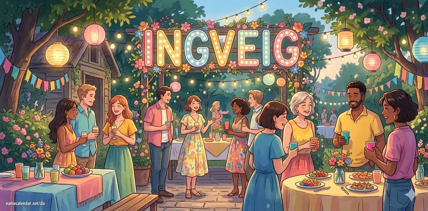 Fejring af navnedag og navn - Ingveig