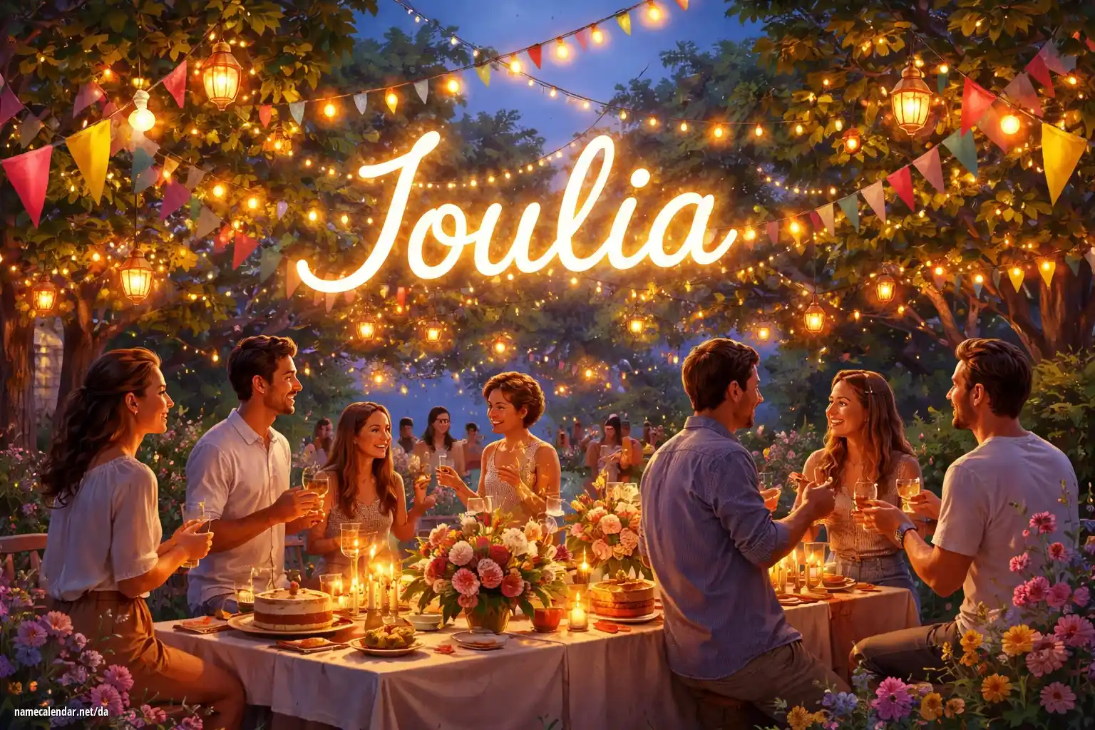 Fejring af navnedag og navn - Ioulia