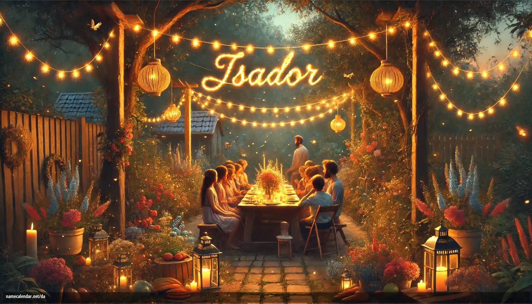 Fejring af navnedag og navn - Isador
