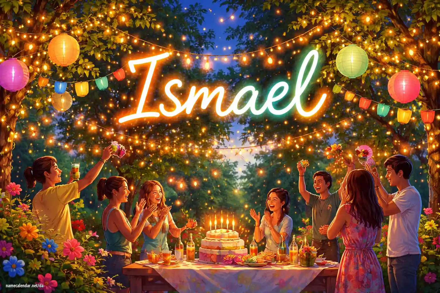 Fejring af navnedag og navn - Ismael