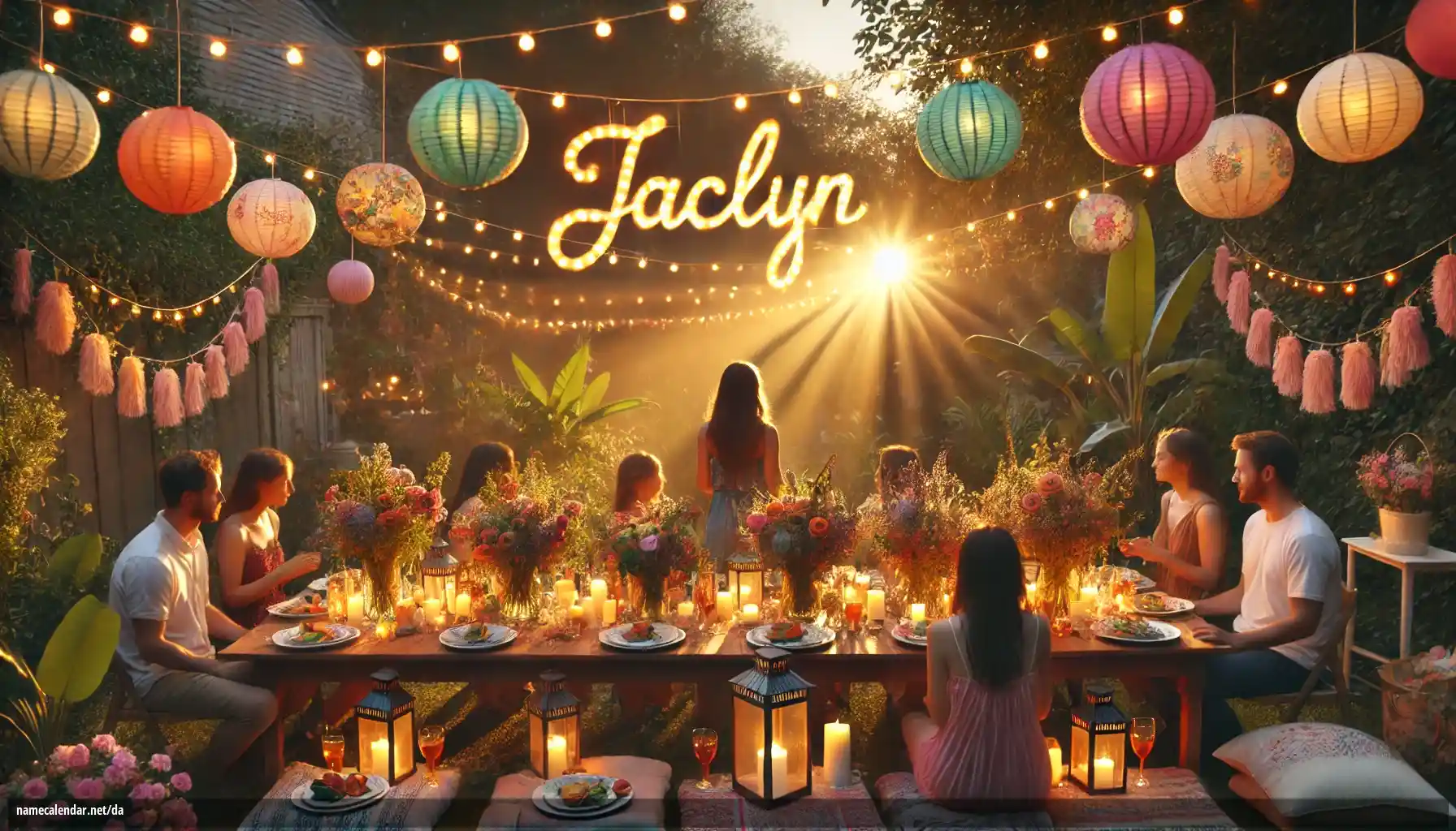 Fejring af navnedag og navn - Jaclyn