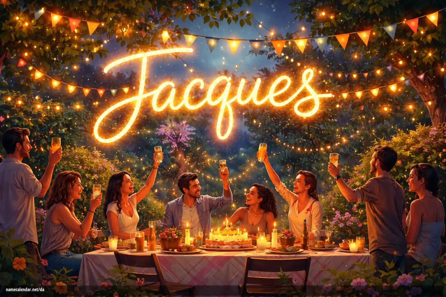 Fejring af navnedag og navn - Jacques