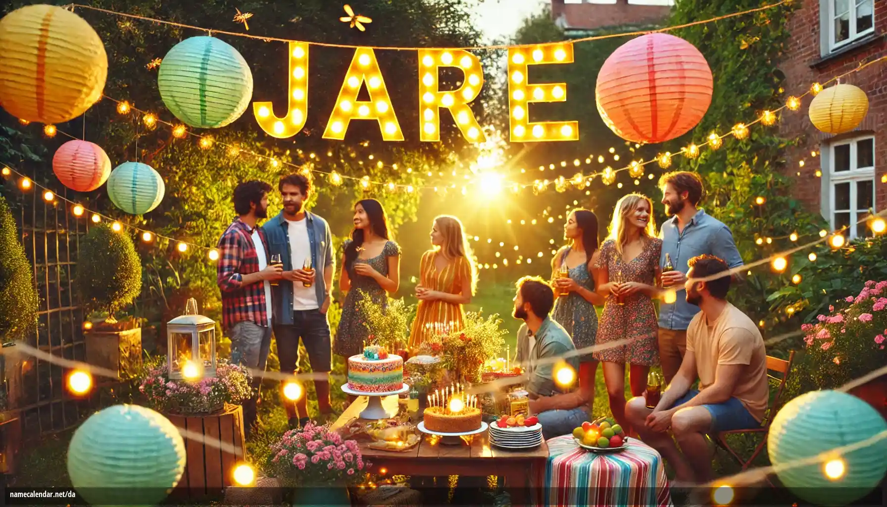 Fejring af navnedag og navn - Jare