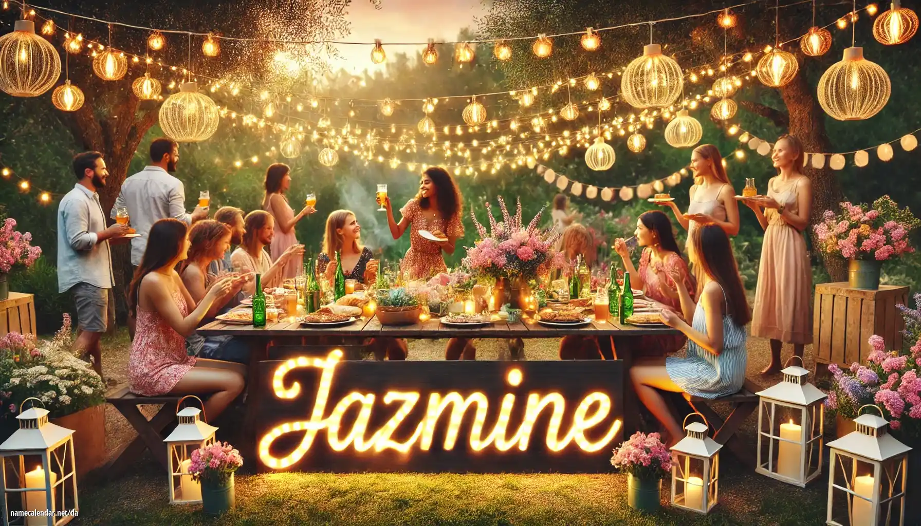 Fejring af navnedag og navn - Jazmine