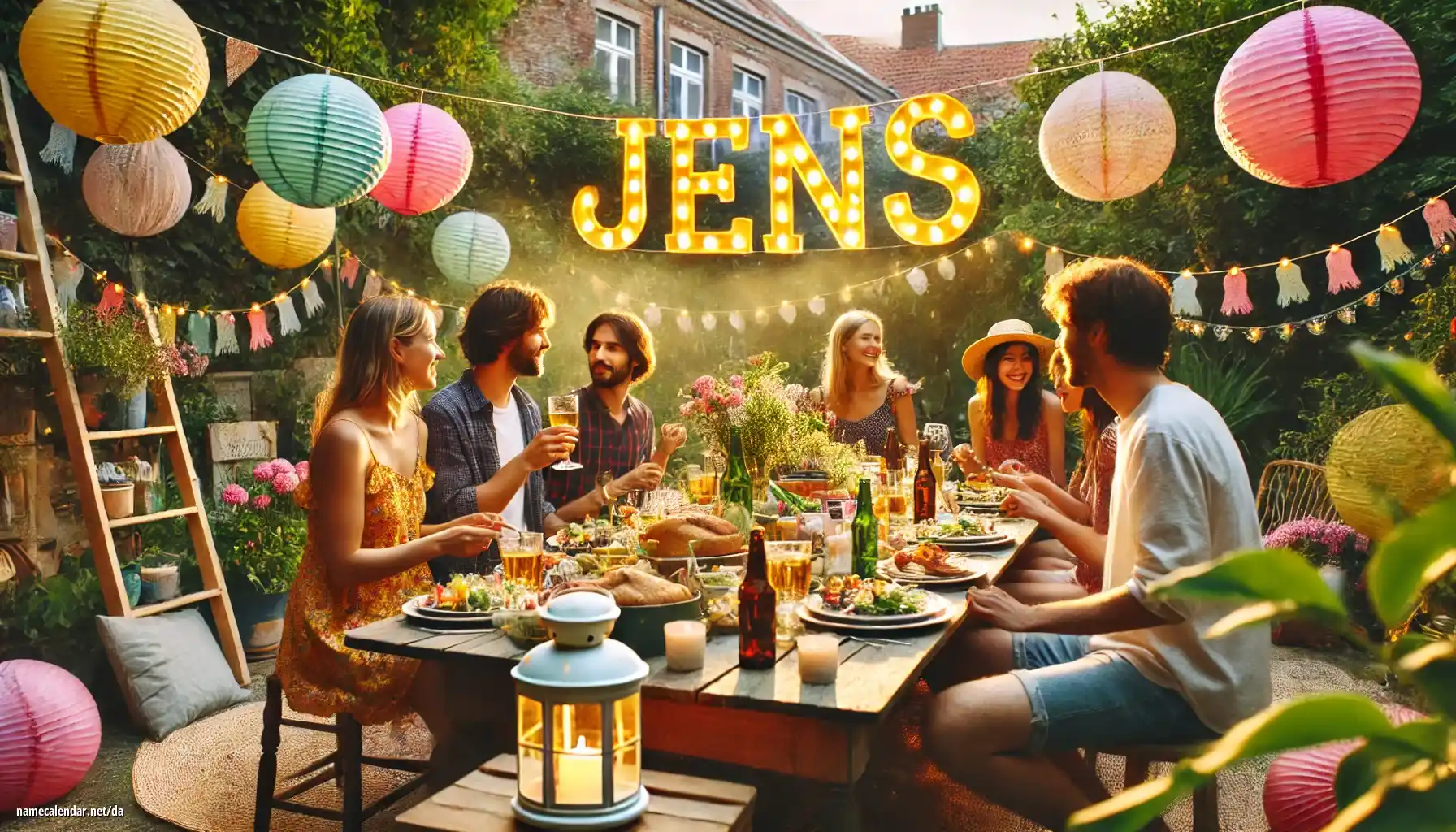 Fejring af navnedag og navn - Jens