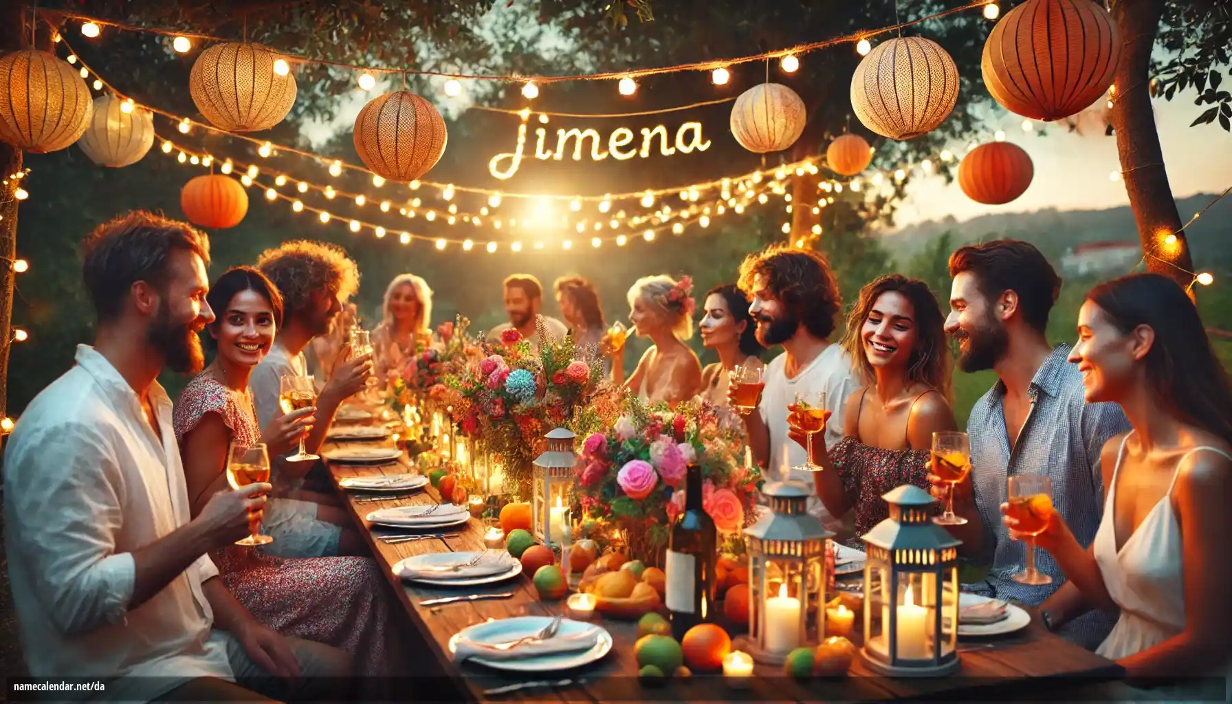 Fejring af navnedag og navn - Jimena