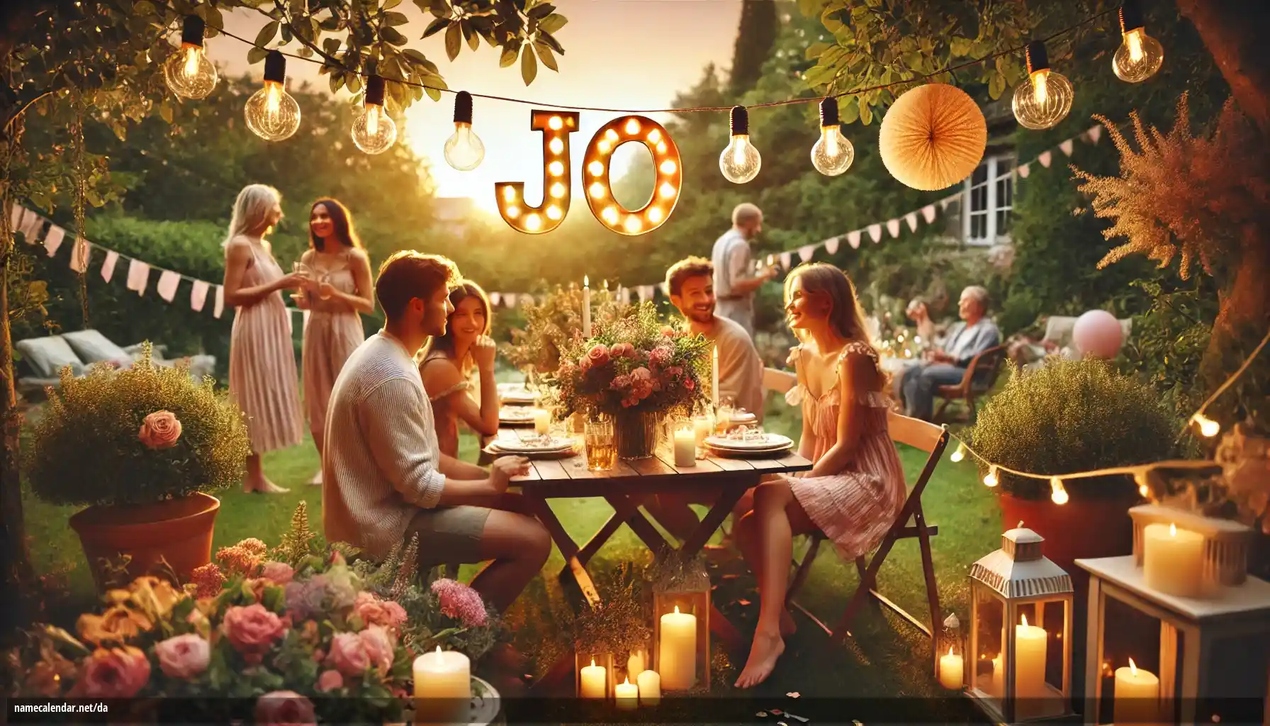 Fejring af navnedag og navn - Jo