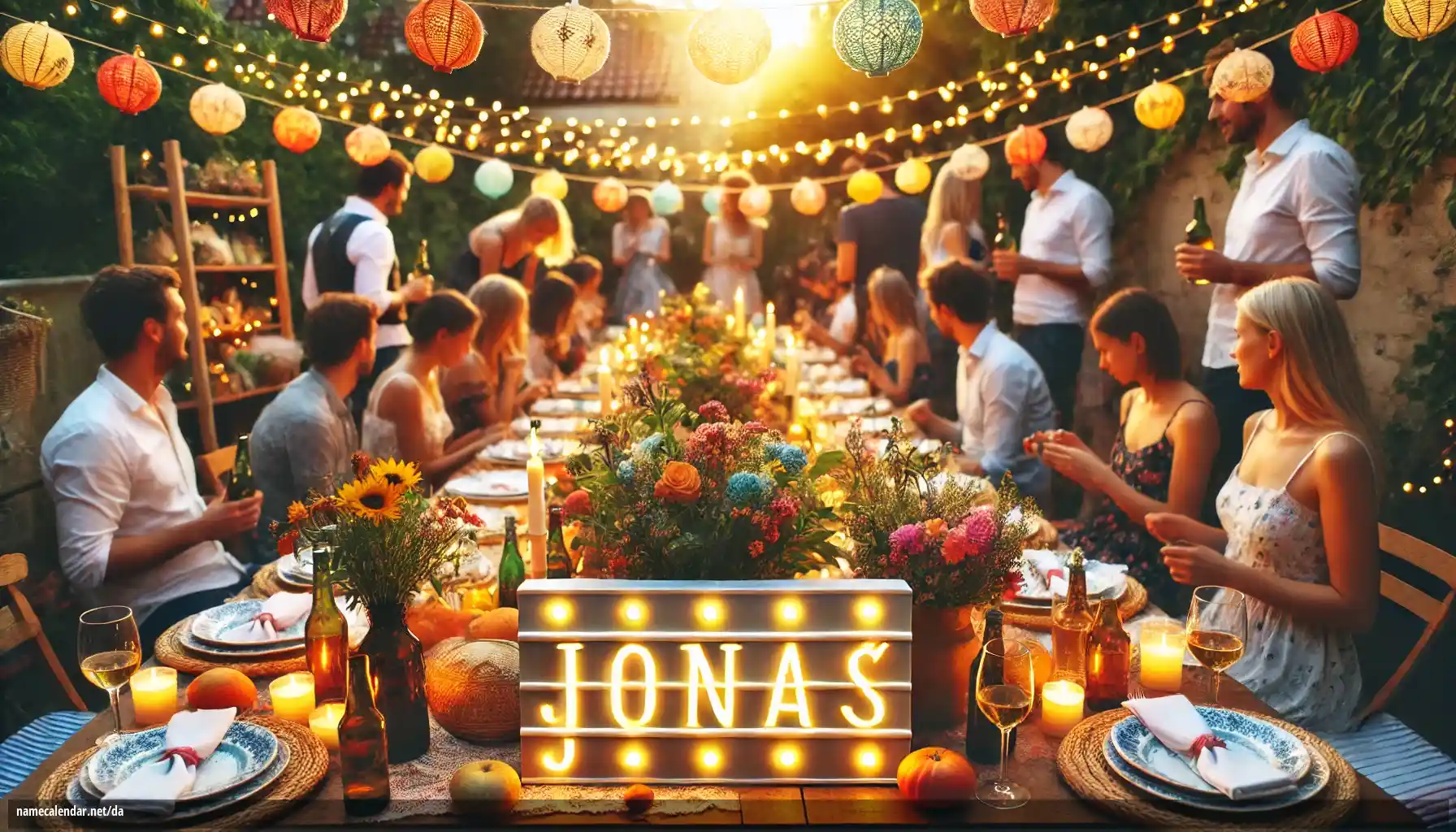 Fejring af navnedag og navn - Jonáš