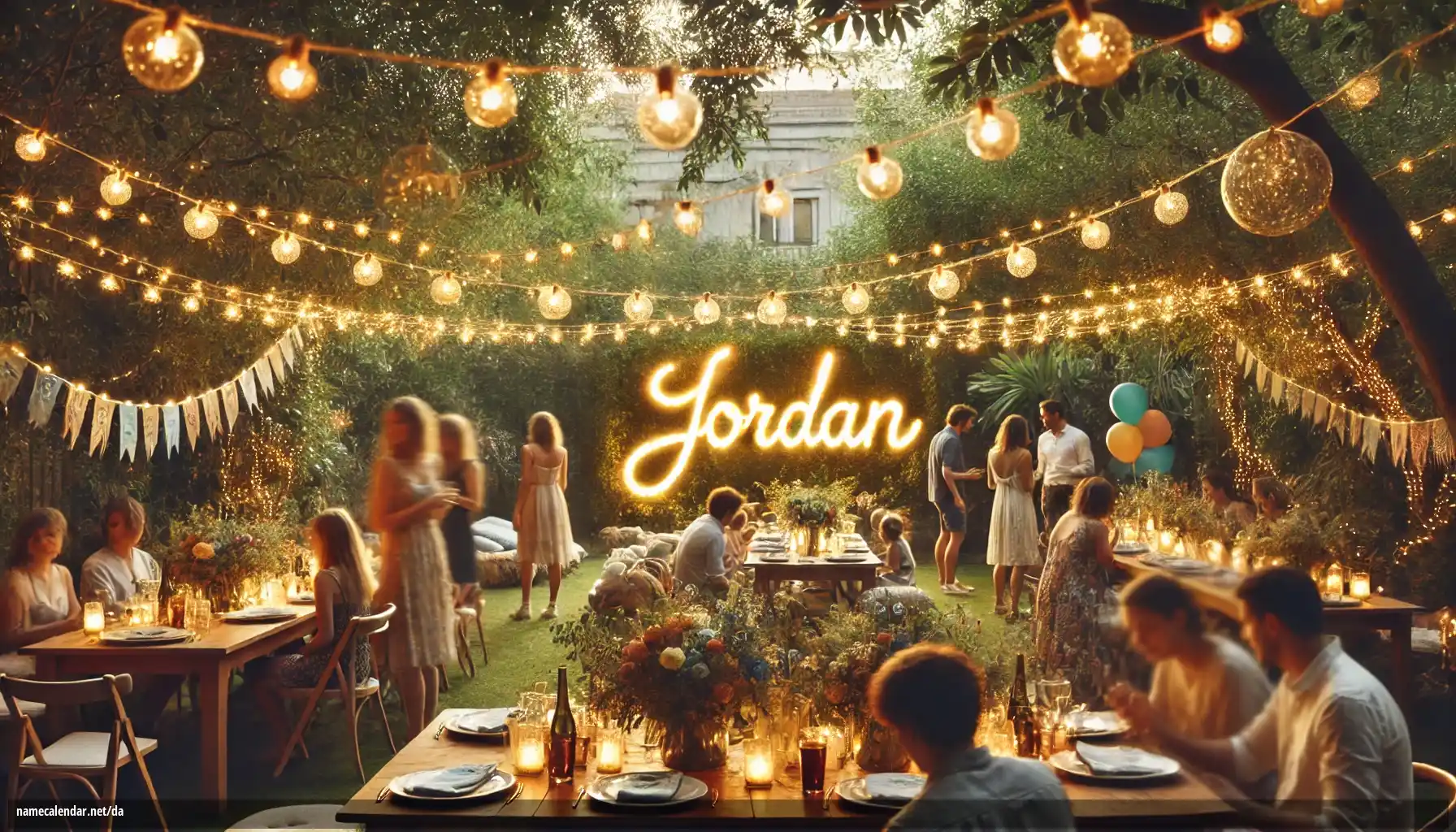 Fejring af navnedag og navn - Jordan