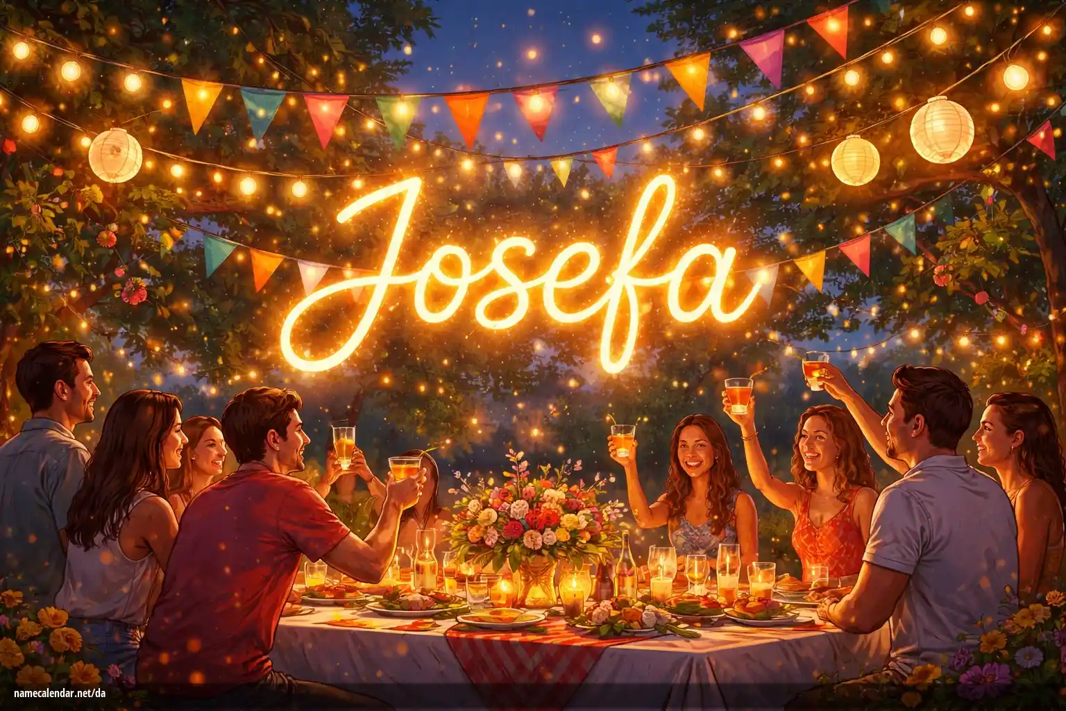 Fejring af navnedag og navn - Josefa