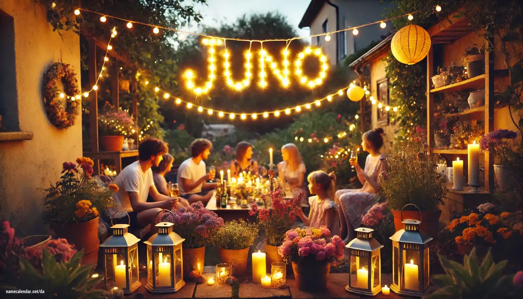 Fejring af navnedag og navn - Juno