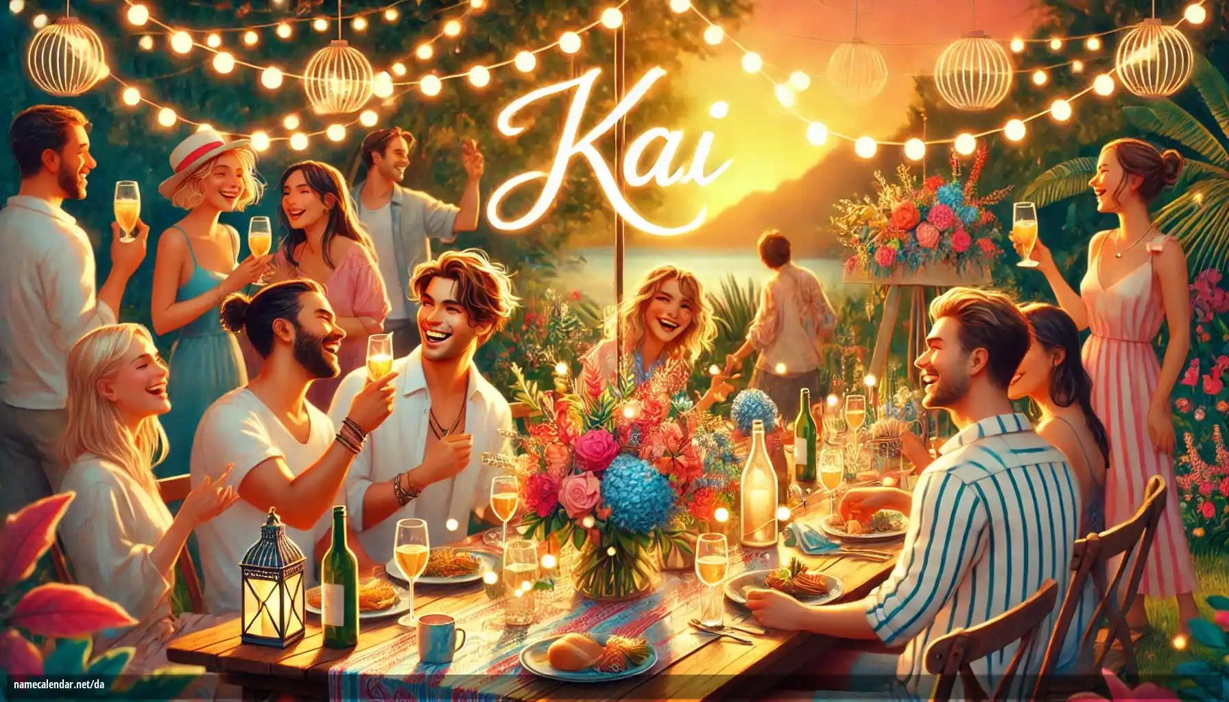 Fejring af navnedag og navn - Kai