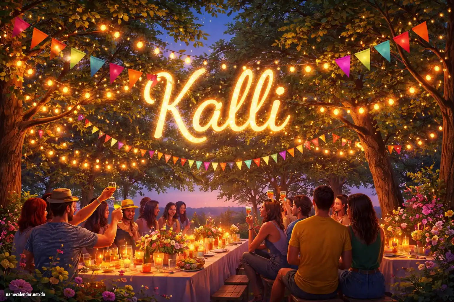 Fejring af navnedag og navn - Kalli