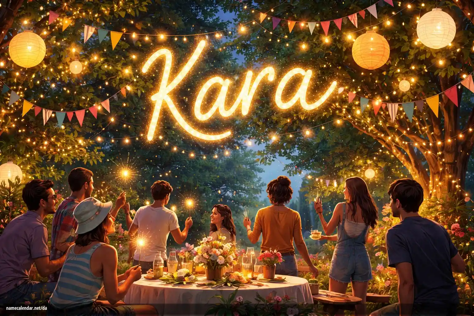 Fejring af navnedag og navn - Kara