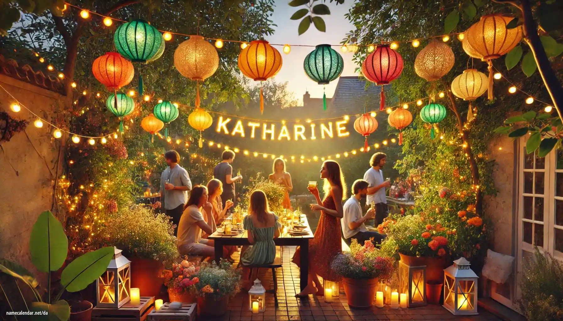 Fejring af navnedag og navn - Katharine