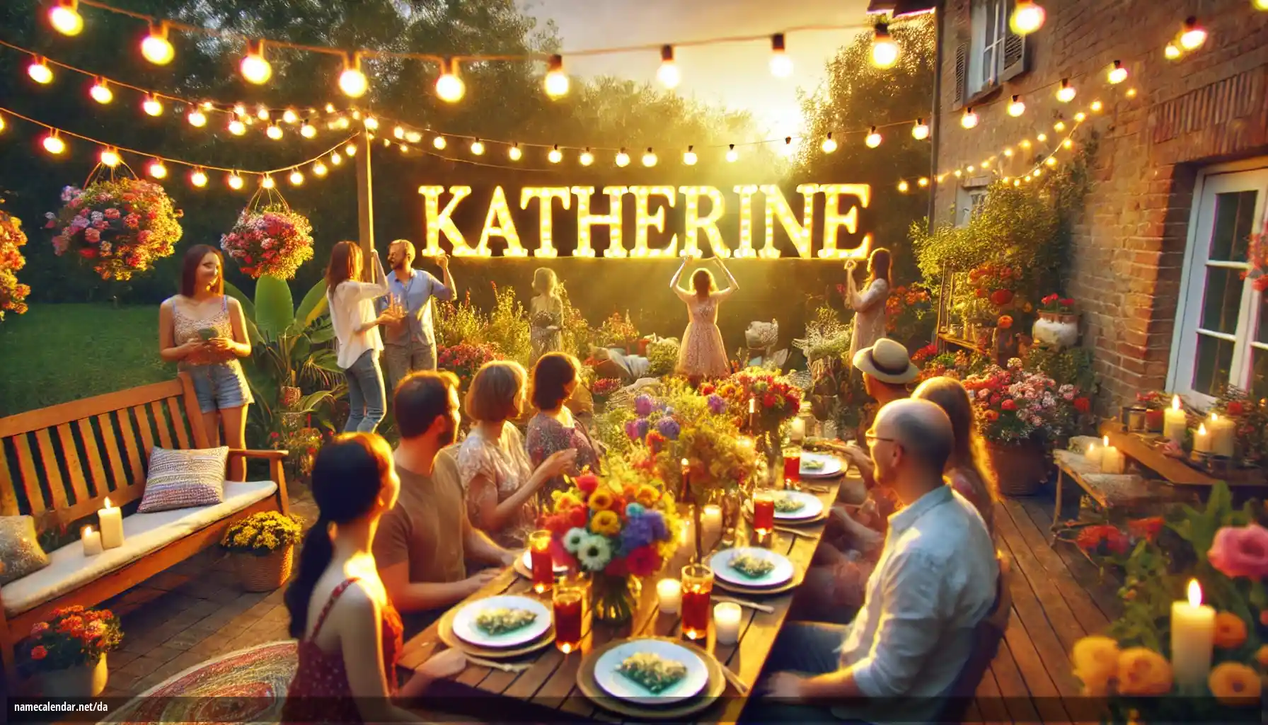 Fejring af navnedag og navn - Katherine