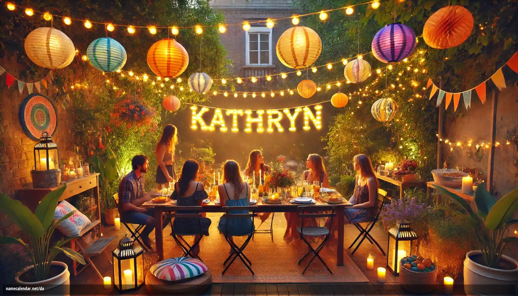 Fejring af navnedag og navn - Kathryn