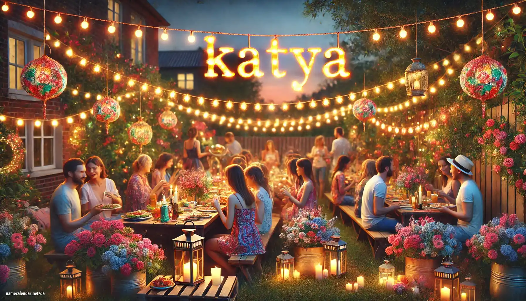 Fejring af navnedag og navn - Katya