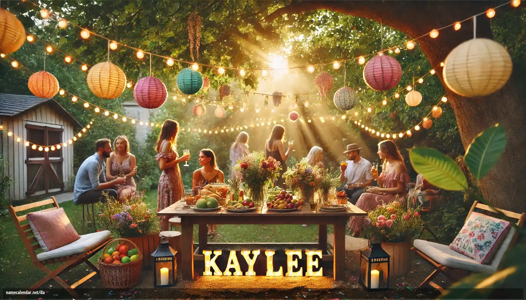 Fejring af navnedag og navn - Kaylee