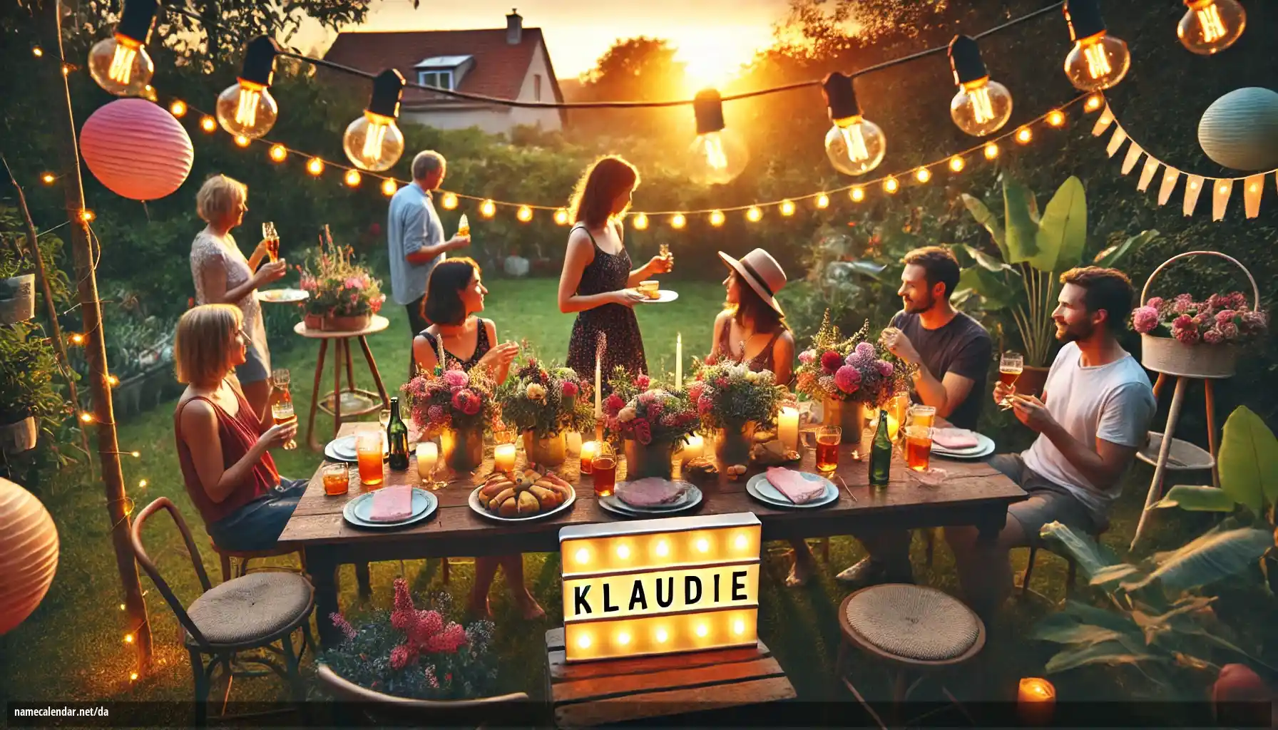 Fejring af navnedag og navn - Klaudie