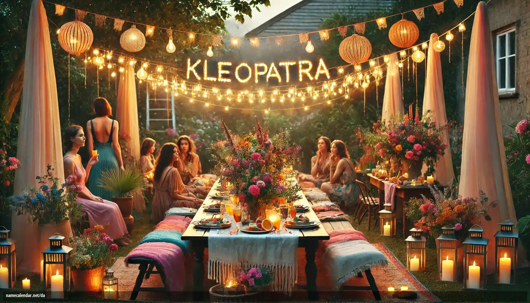 Fejring af navnedag og navn - Kleopátra