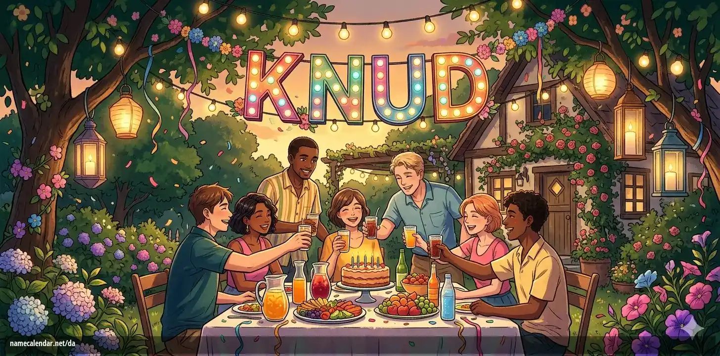 Fejring af navnedag og navn - Knud