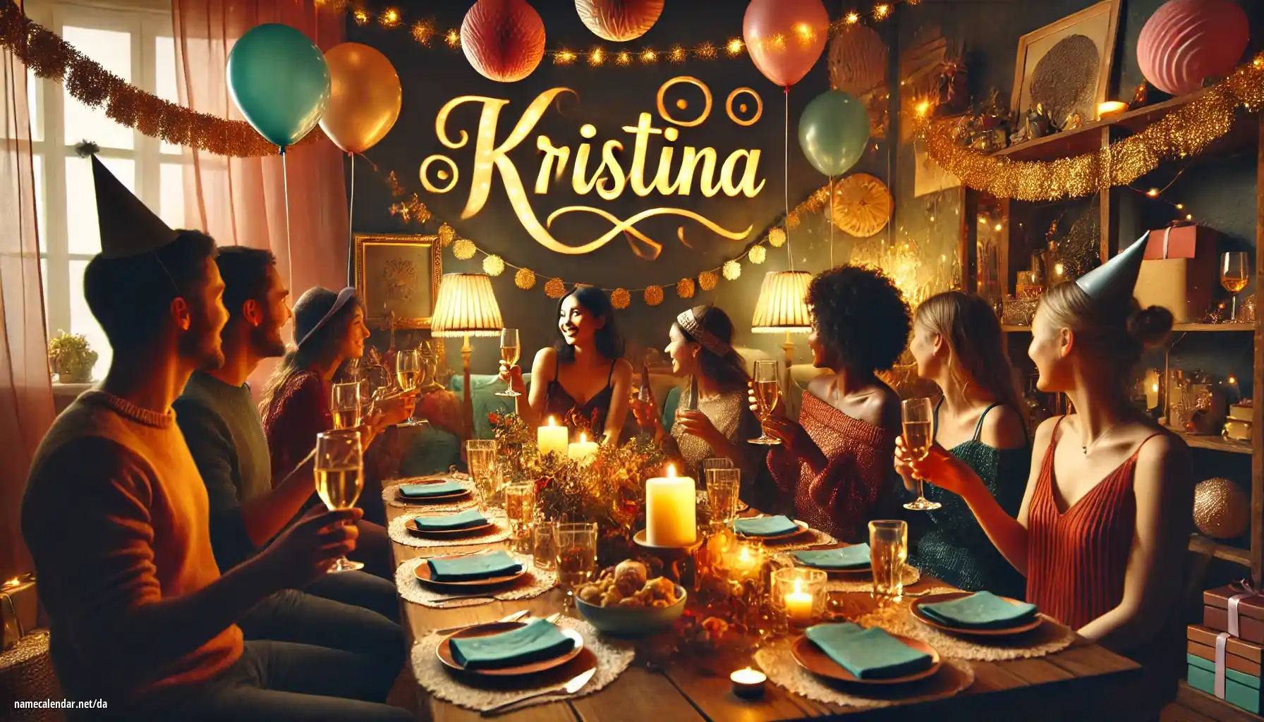 Fejring af navnedag og navn - Kristina