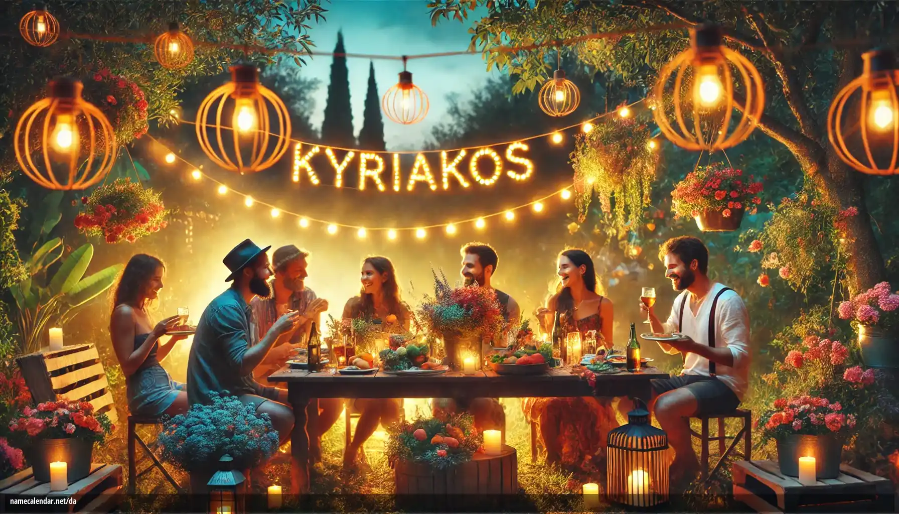 Fejring af navnedag og navn - Kyriakos