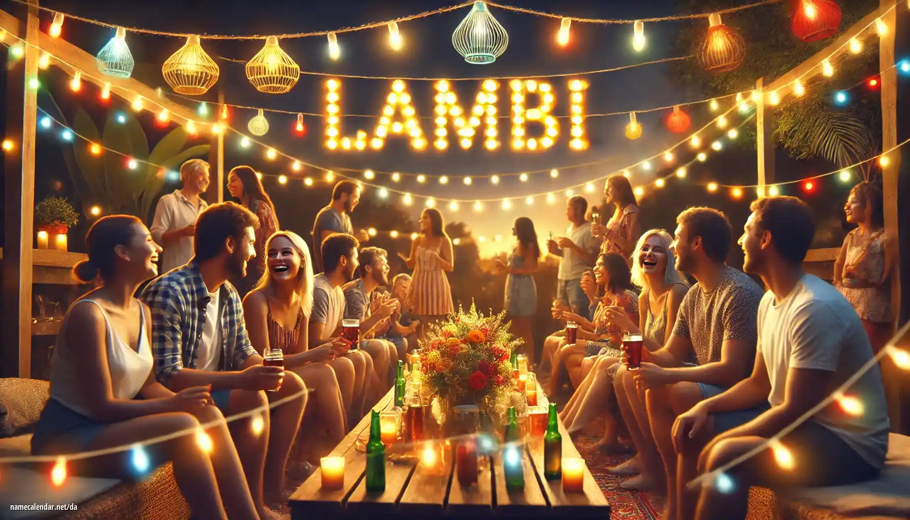 Fejring af navnedag og navn - Lambi